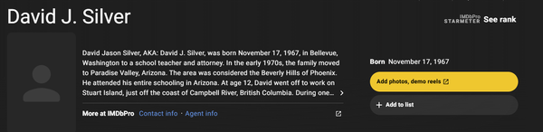 They Call Him "Silver Kid"